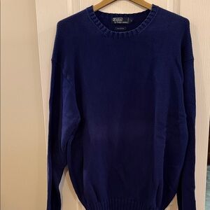 Polo by Ralph Lauren Men's Navy Crewneck Sweater